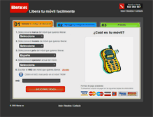 Tablet Screenshot of codigos.liberar.es
